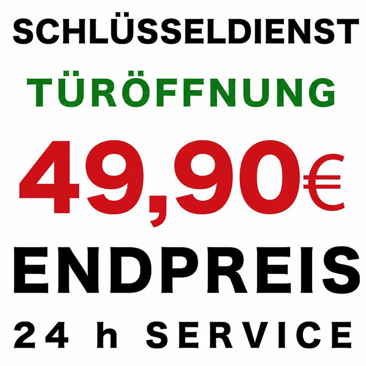 Schlüsseldienst Türöffnung in Hannover-Ricklingen zum Festpreis von 49,90 Euro